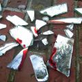 bloody broken mirror